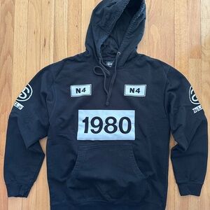 Stussy Black Hoodie Size Medium